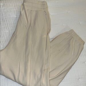 Adidas Wide-leg jogger sweat pants